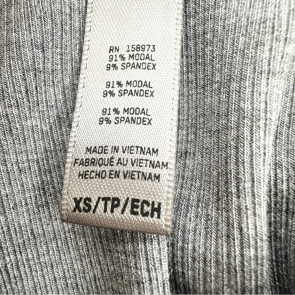 Skims Soft Lounge Heather Grey Long Maxi Slip Dress - Picture 14 of 15